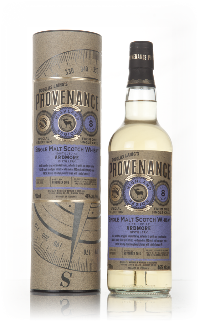 Ardmore 8 Year Old 2008 (cask 11536) - Provenance (Douglas Laing) 70cl product image