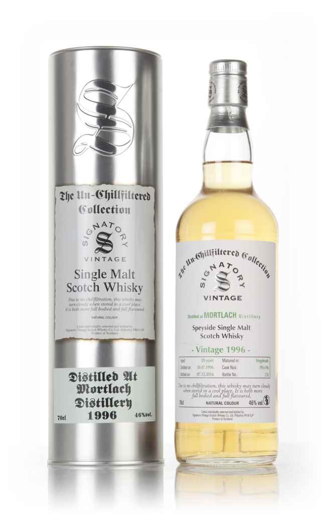 Mortlach 20 Year Old 1996 (casks 195 & 196) - Un-Chillfiltered Collection (Signatory) 70cl product image