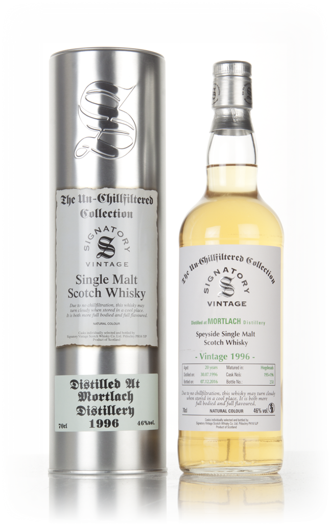 Mortlach 20 Year Old 1996 (casks 195 & 196) - Un-Chillfiltered Collection (Signatory) 70cl product image