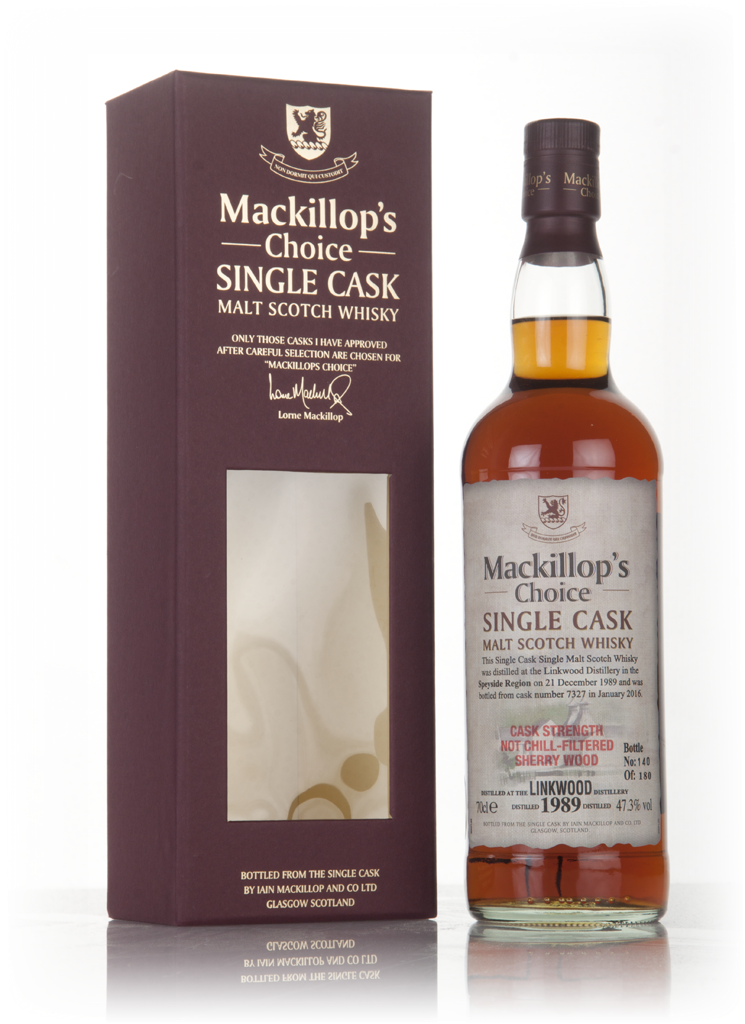 Linkwood 26 Year Old 1989 (cask 7327)  - Mackillop's Choice 70cl product image