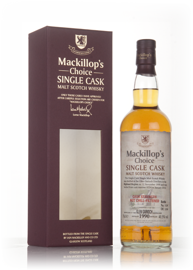 Glen Garioch 25 Year Old 1990 (cask 8554) - Mackillop's Choice 70cl product image