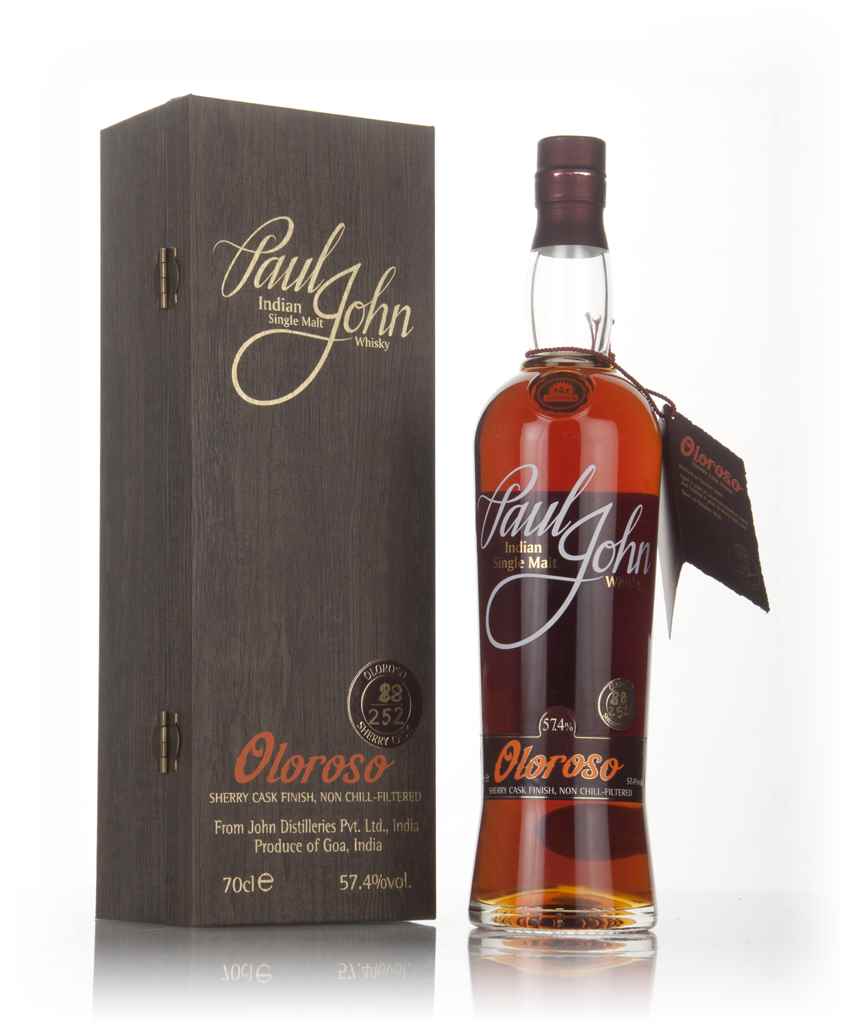 Paul John 7 Year Old 2009 Oloroso Sherry Cask Finish 70cl product image