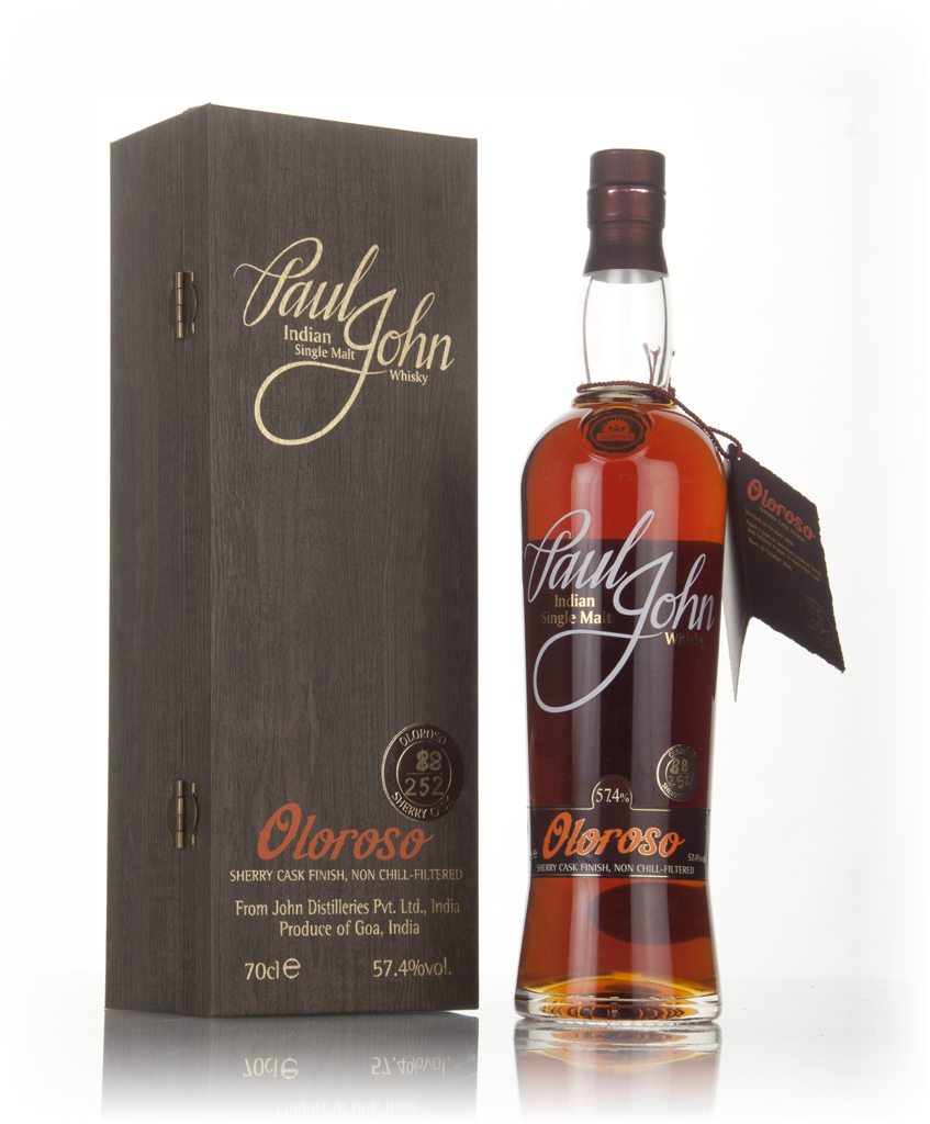 Paul John 7 Year Old 2009 Oloroso Sherry Cask Finish 70cl product image