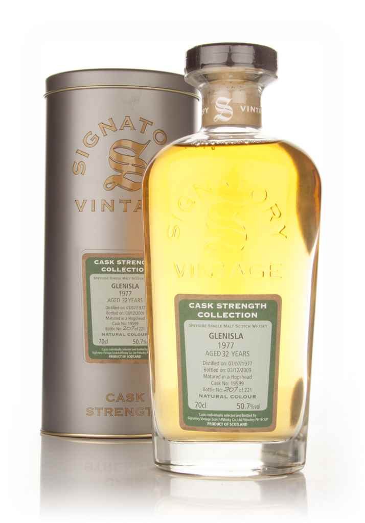 Glenisla 32 Year Old 1977 Cask 19599 - Cask Strength Collection (Signatory) 70cl product image