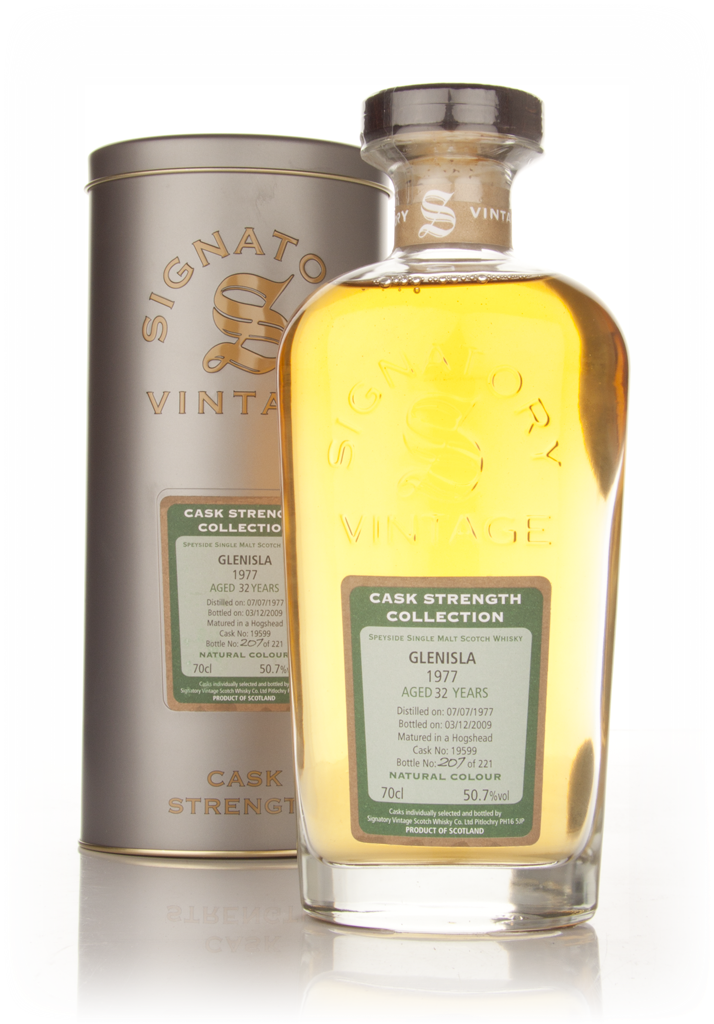 Glenisla 32 Year Old 1977 Cask 19599 - Cask Strength Collection (Signatory) 70cl product image