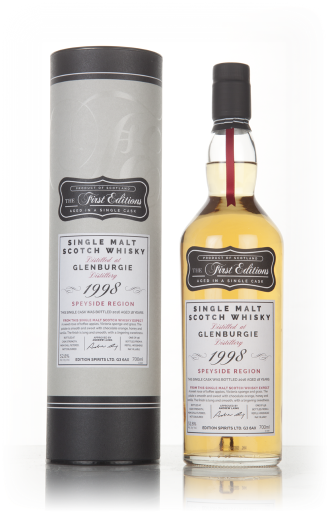Glenburgie 18 Year Old 1998 (cask 12827) - The First Editions (Hunter Laing) 70cl product image