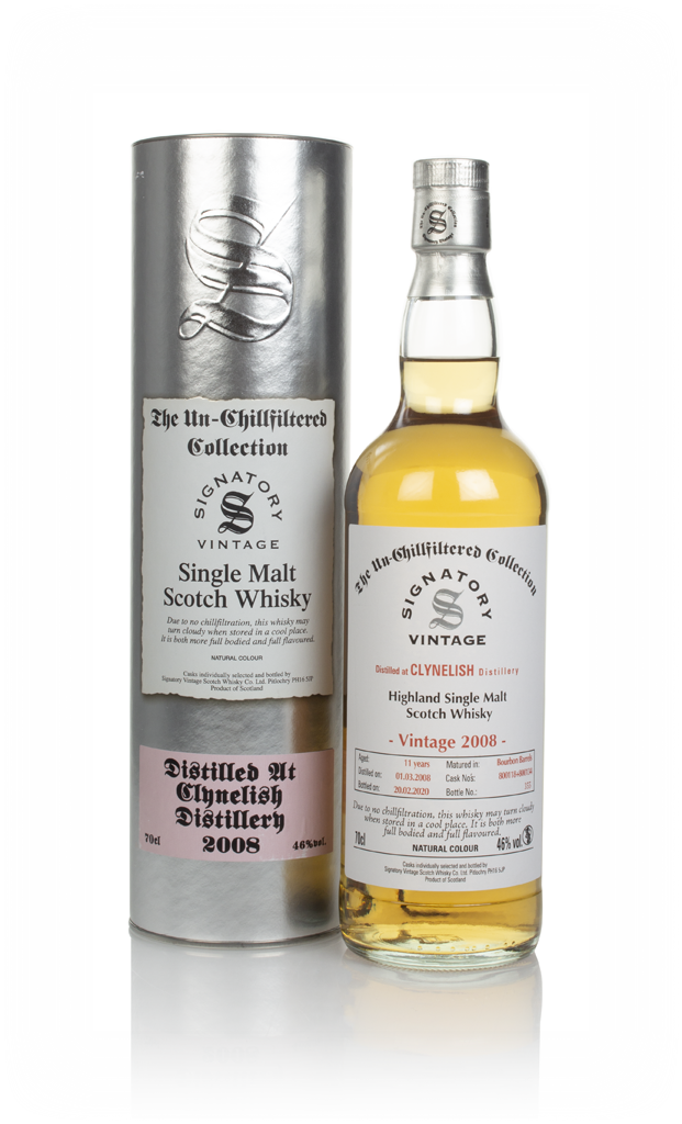 Clynelish 11 Year Old 2008 (casks 800118 & 800134) - Un-Chillfiltered Collection (Signatory) 70cl product image