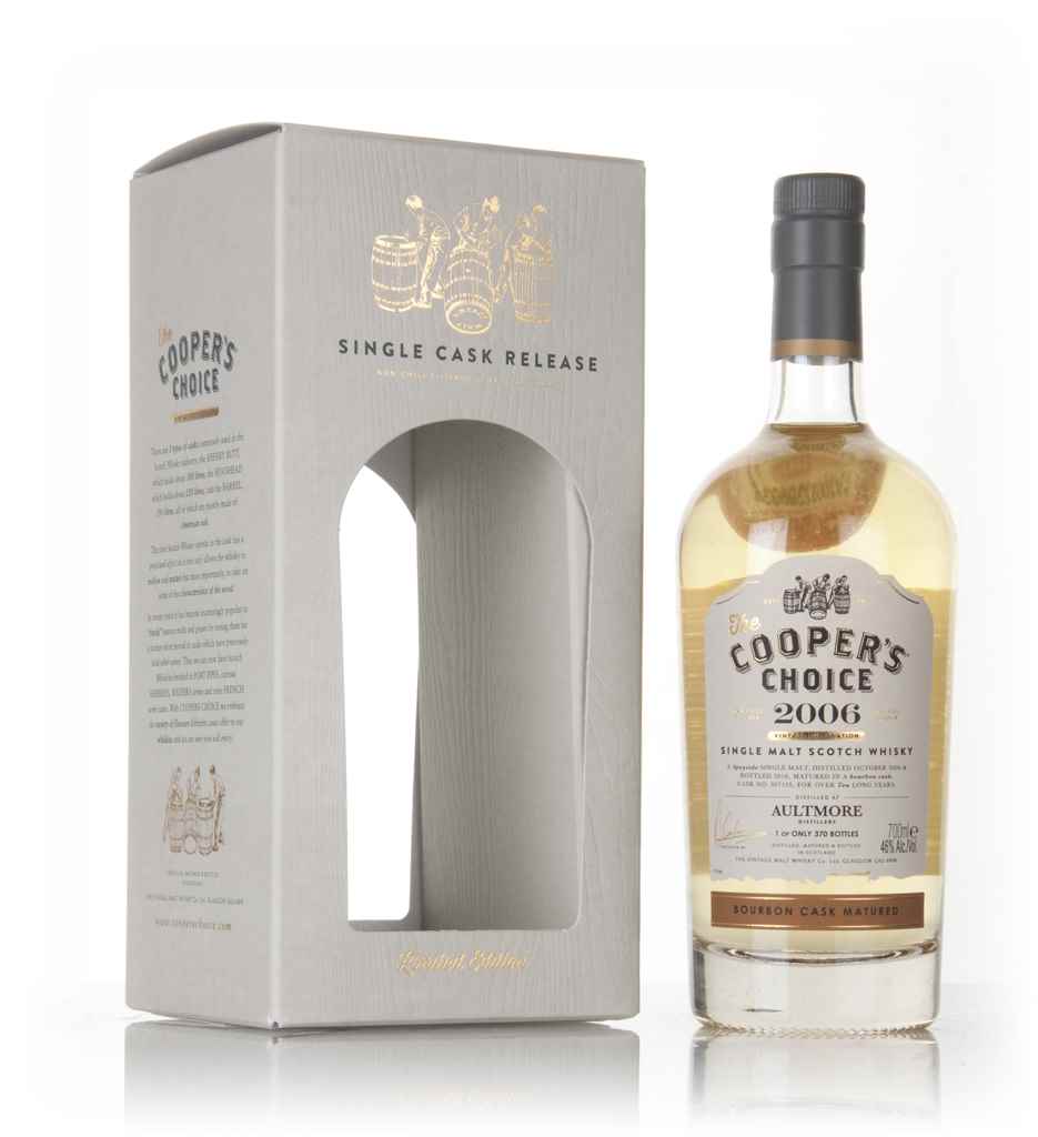 Aultmore 10 Year Old 2006 (cask 307128) - The Cooper's Choice (The Vintage Malt Whisky Co.) 70cl product image