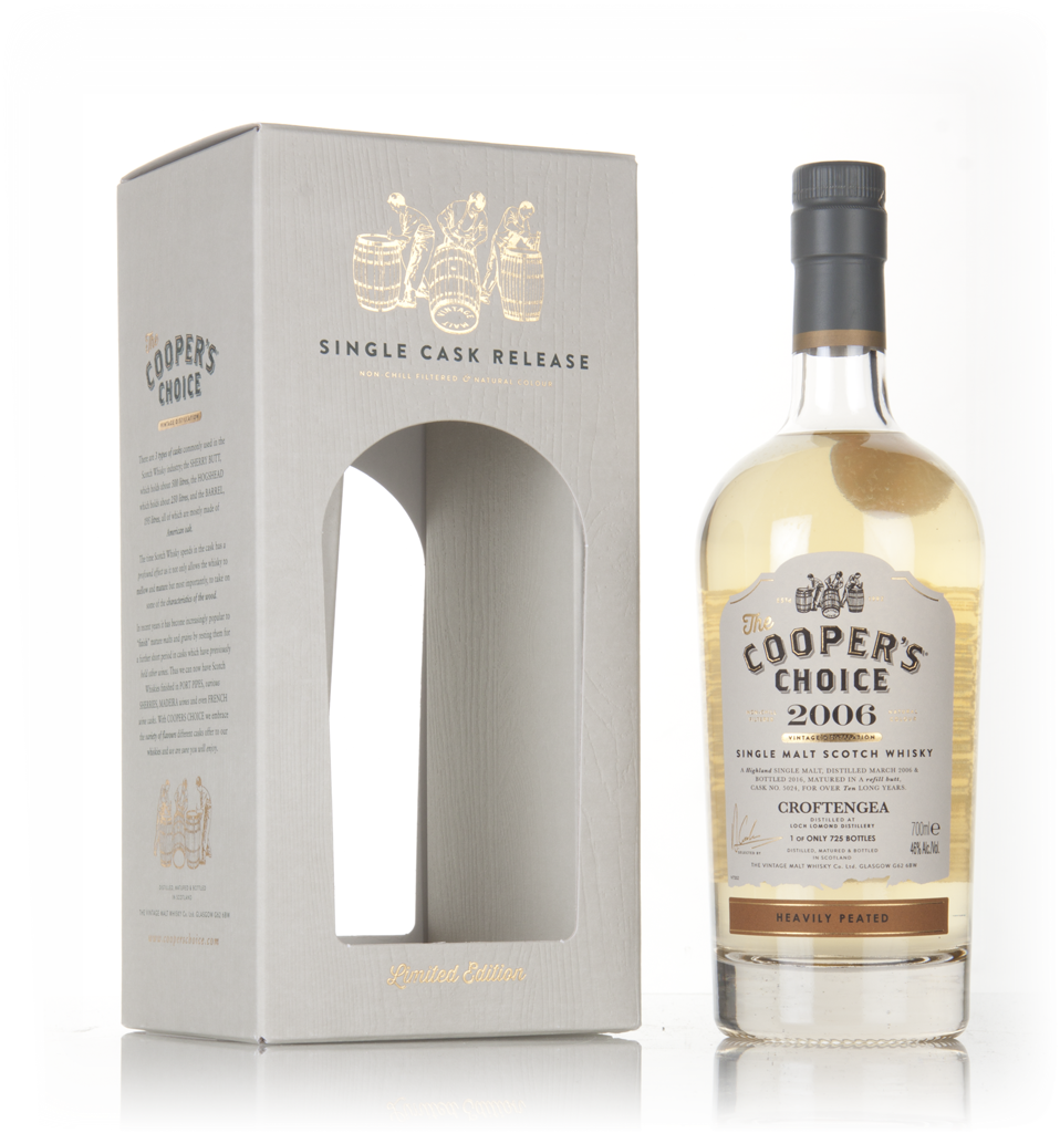 Croftengea 10 Year Old 2006 (cask 5024) - The Cooper's Choice (The Vintage Malt Whisky Co.) 70cl product image