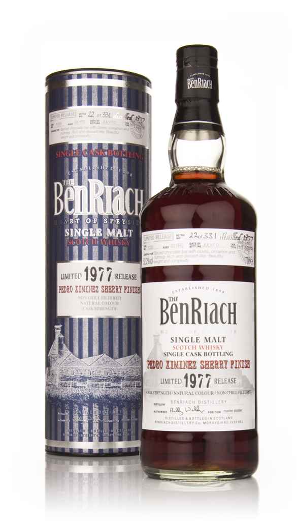 Benriach 33 Year Old 1977 (Pedro Ximénez Sherry Cask Finish) 70cl product image