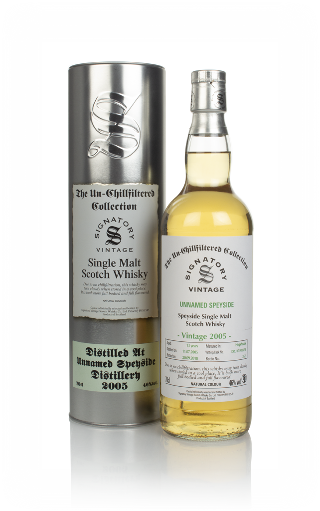 Unnamed Speyside 13 Year Old 2005 (casks 17/A106 58) - Un-Chillfiltered Collection (Signatory) 70cl product image