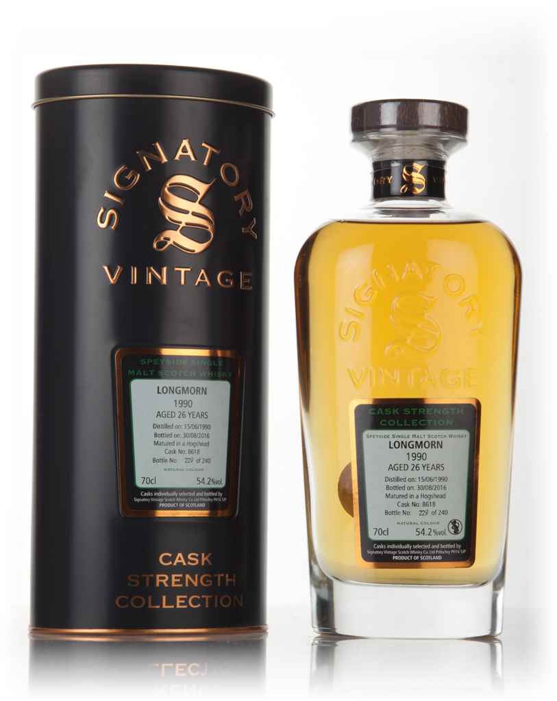 Longmorn 26 Year Old 1990 (cask 8618) - Cask Strength Collection (Signatory) 70cl product image