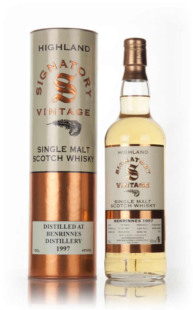 Benrinnes 18 Year Old 1997 (casks 9404 & 9405) - Signatory 70cl product image
