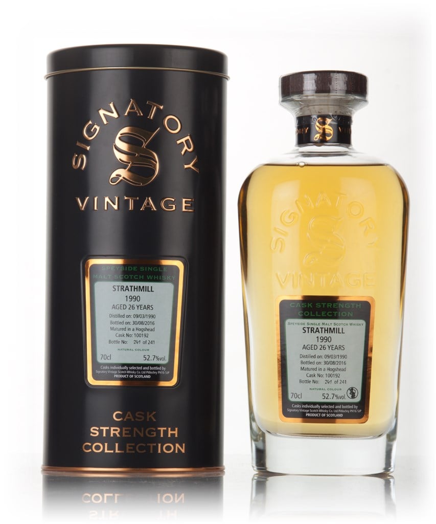 Strathmill 26 Year Old 1990 (cask 100192) - Cask Strength Collection (Signatory) 70cl product image