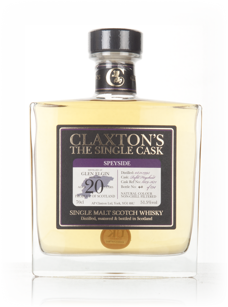 Glen Elgin 20 Year Old 1995 - Claxton's 70cl product image