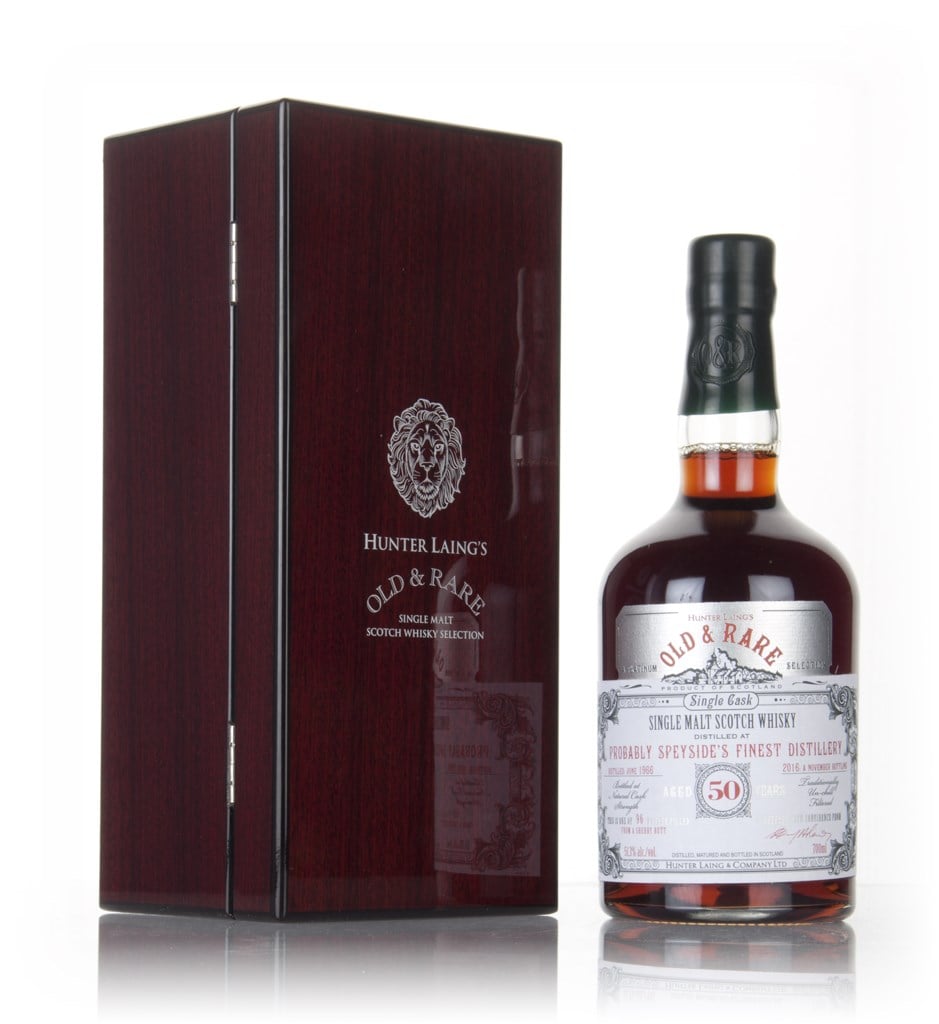 Probably Speyside's Finest Distillery 50 Year Old 1966 - Old & Rare Platinum (Hunter Laing) 70cl product image