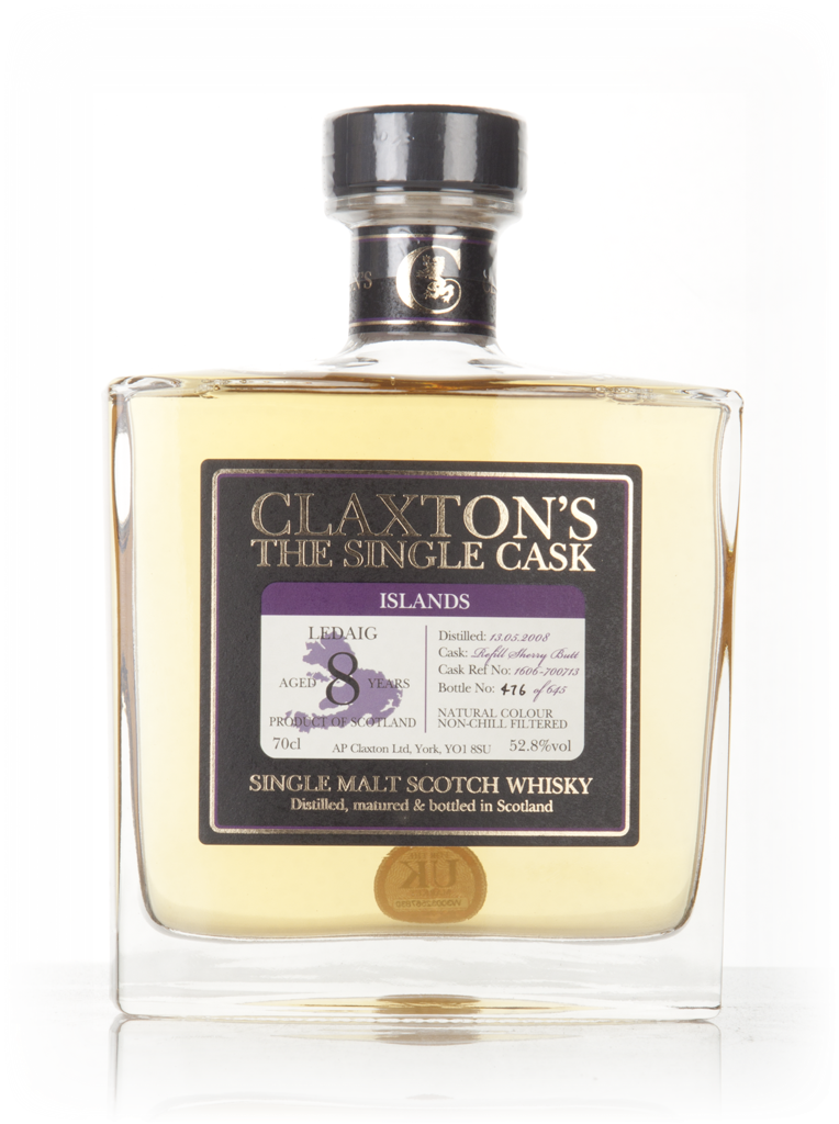 Ledaig 8 Year Old 2008 - Claxton's 70cl product image