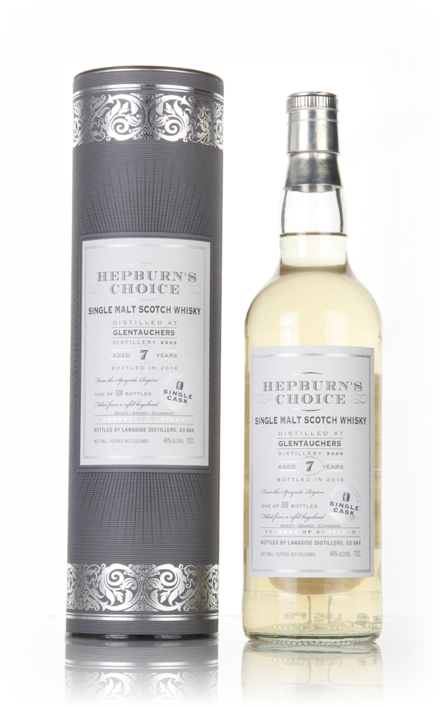Glentauchers 7 Year Old 2009 - Hepburn's Choice (Langside) 70cl product image