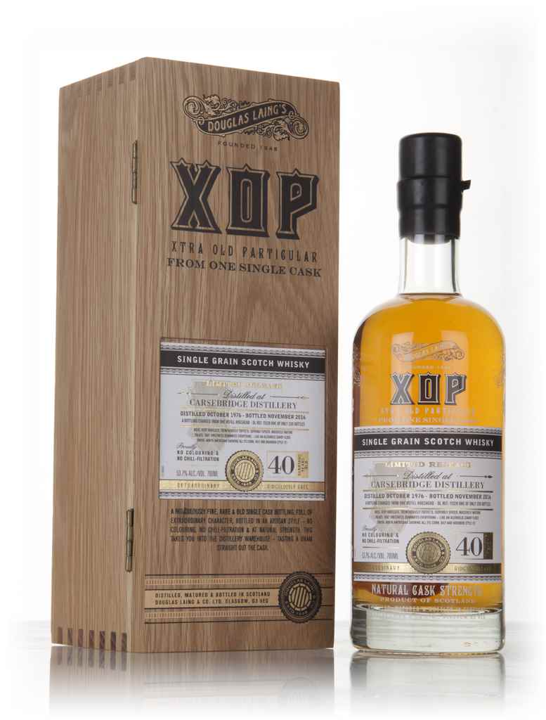 Carsebridge 40 Year Old 1976 (cask 11529) - Xtra Old Particular (Douglas Laing) 70cl product image