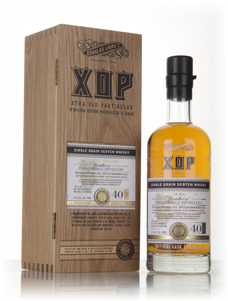 Carsebridge 40 Year Old 1976 (cask 11529) - Xtra Old Particular (Douglas Laing) 70cl product image