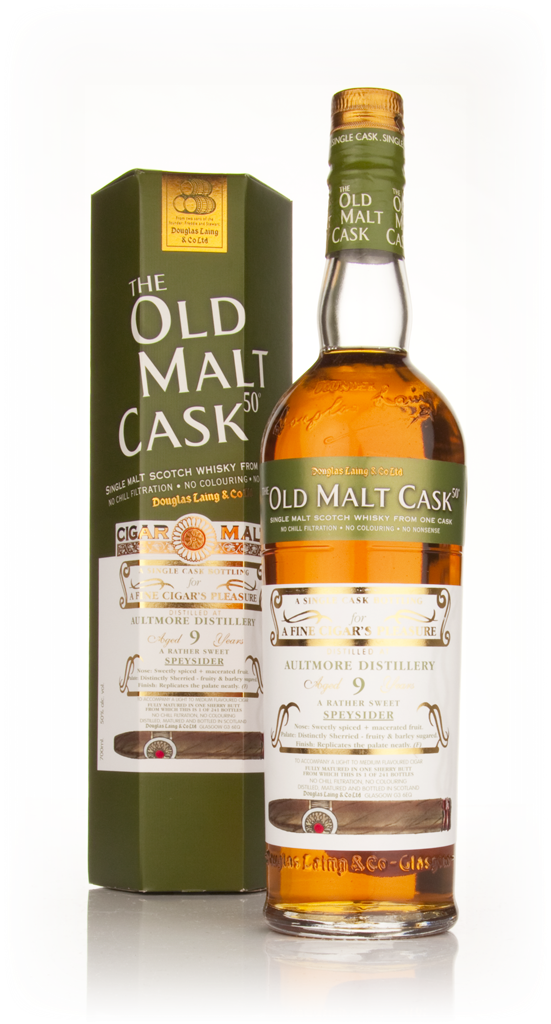 Aultmore 9 Year Old Cigar Malt - Old Malt Cask (Douglas Laing) 70cl product image