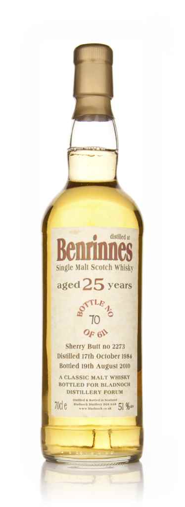 Benrinnes 25 Year Old 1984 Cask 2273 (Bladnoch) 70cl product image