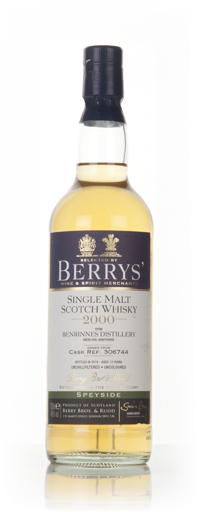 Benrinnes 15 Year Old 2000 (cask 306744) (Berry Bros. & Rudd) 70cl product image