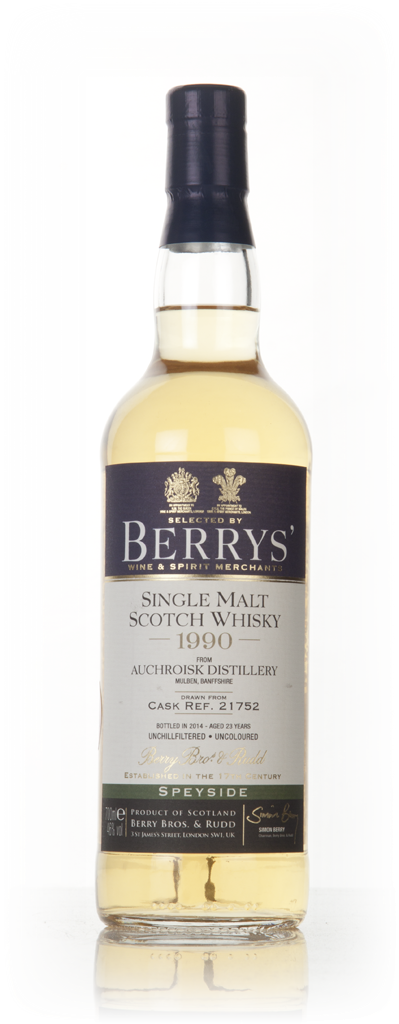 Auchroisk 23 Year Old 1990 (cask 21752) (Berry Bros. & Rudd) 70cl product image