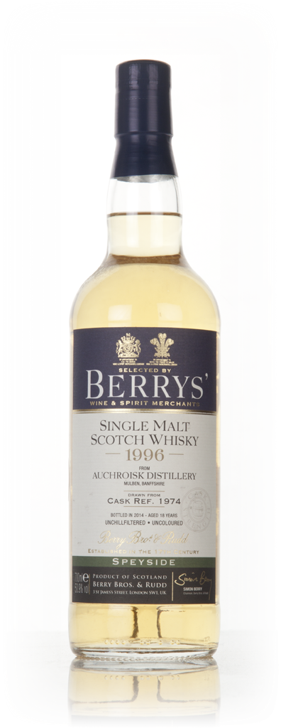 Auchroisk 18 Year Old 1996 (cask 1974) (Berry Bros. & Rudd) 70cl product image