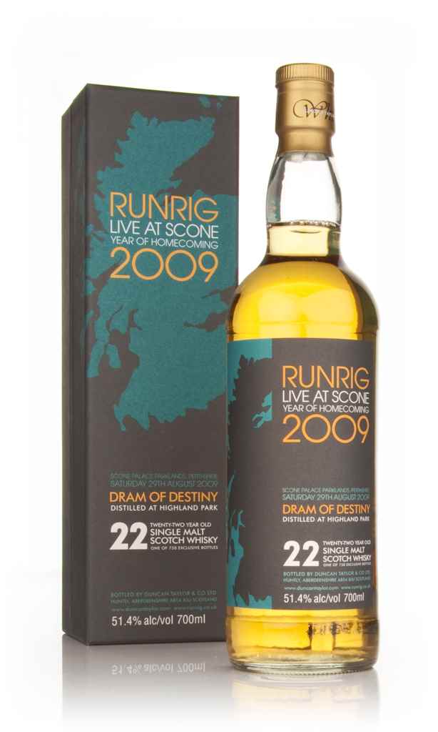 Highland Park 22 Year Old Runrig 2009 Dram of Destiny (Duncan Taylor) 70cl product image