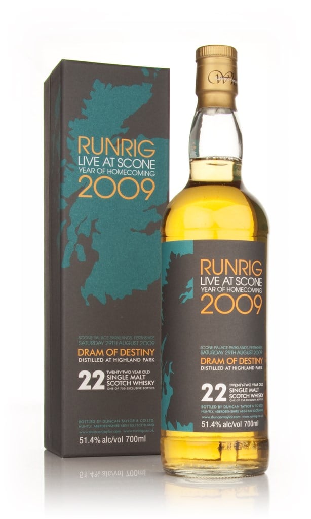 Highland Park 22 Year Old Runrig 2009 Dram of Destiny (Duncan Taylor) 70cl product image