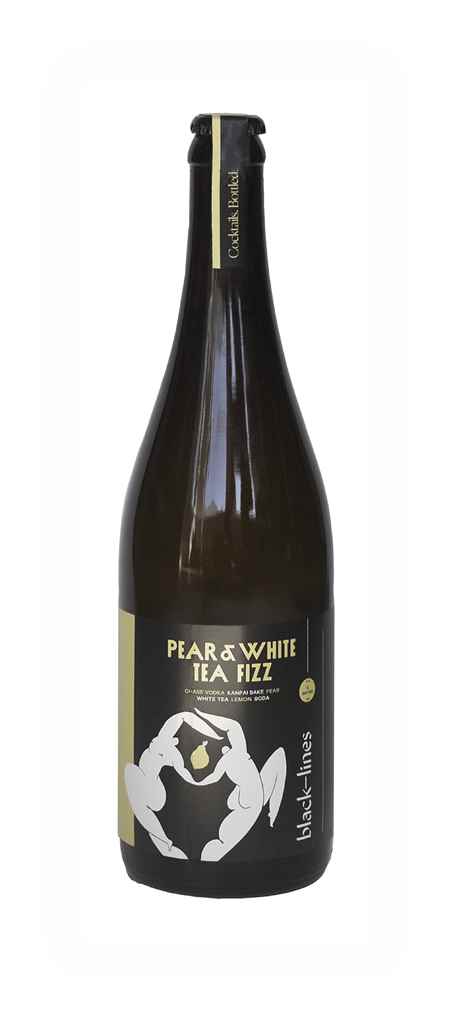 Black Lines Pear & White Tea Fizz 75cl product image
