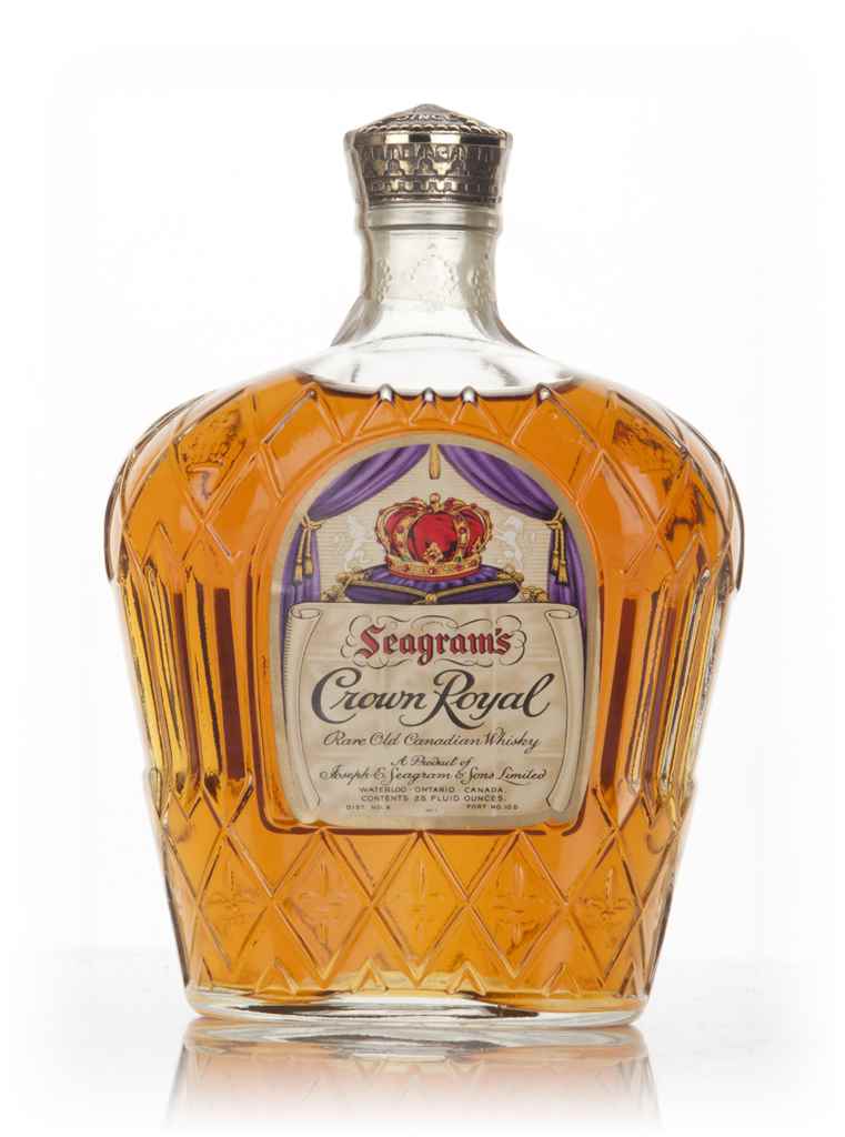 Seagram's Crown Royal Canadian Whisky - 1970s 71cl product image