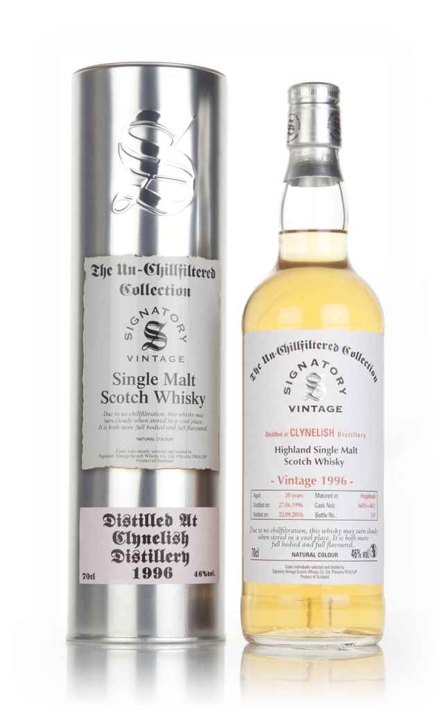 Clynelish 20 Year Old 1996 (casks 6410 & 6411) - Un-Chillfiltered Collection (Signatory) 70cl product image