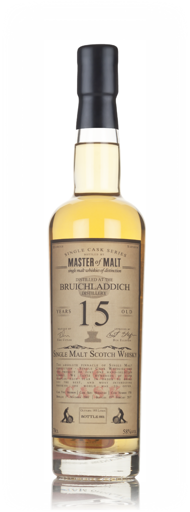 Bruichladdich 15 Year Old 2001 - Single Cask (Master of Malt) 70cl product image