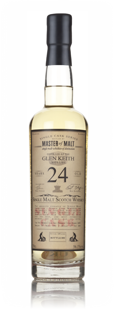 Glen Keith 24 Year Old 1992 - Single Cask (Master of Malt) 70cl product image