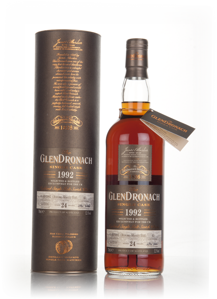 GlenDronach 24 Year Old 1992 (cask 43) 70cl product image