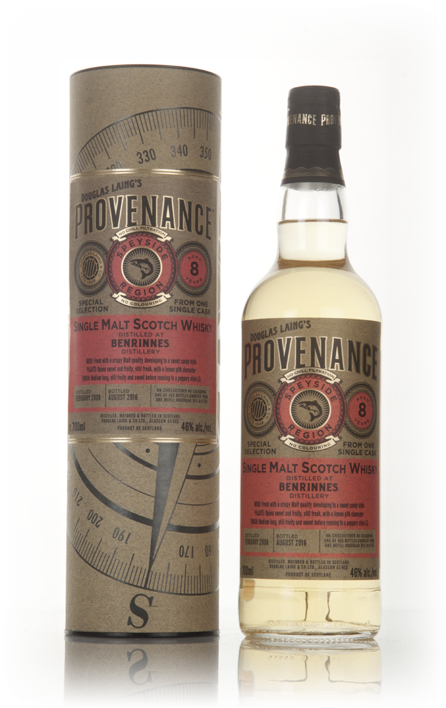 Benrinnes 8 Year Old 2008 (cask 11326) - Provenance (Douglas Laing) 70cl product image