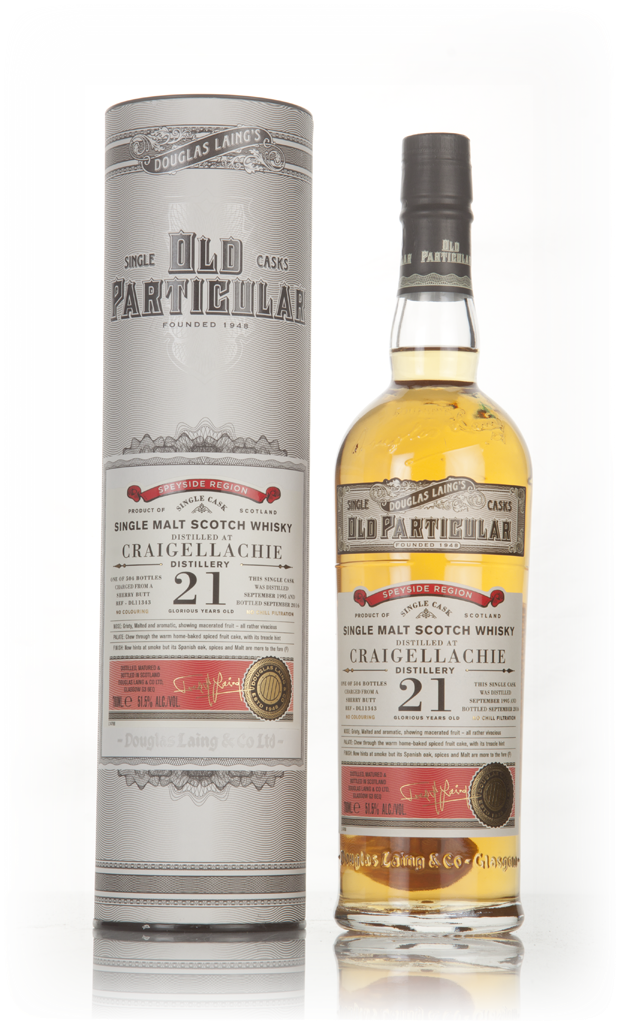Craigellachie 21 Year Old 1995 (cask 11343) - Old Particular (Douglas Laing) 70cl product image