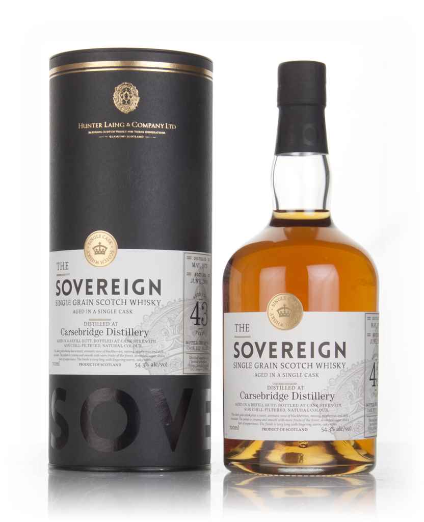 Carsebridge 43 Year Old 1973 (cask 12653) - The Sovereign (Hunter Laing) 70cl product image