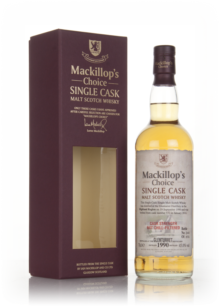 Glenturret 25 Year Old 1990 (cask 572)  - Mackillop's Choice 70cl product image