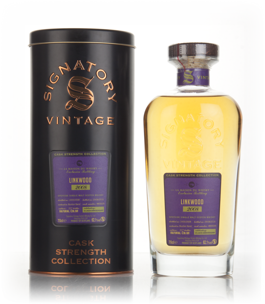 Linkwood 8 Year Old 2008 - Cask Strength Collection (Signatory) (La Maison du Whisky 60th Anniversary) 70cl product image
