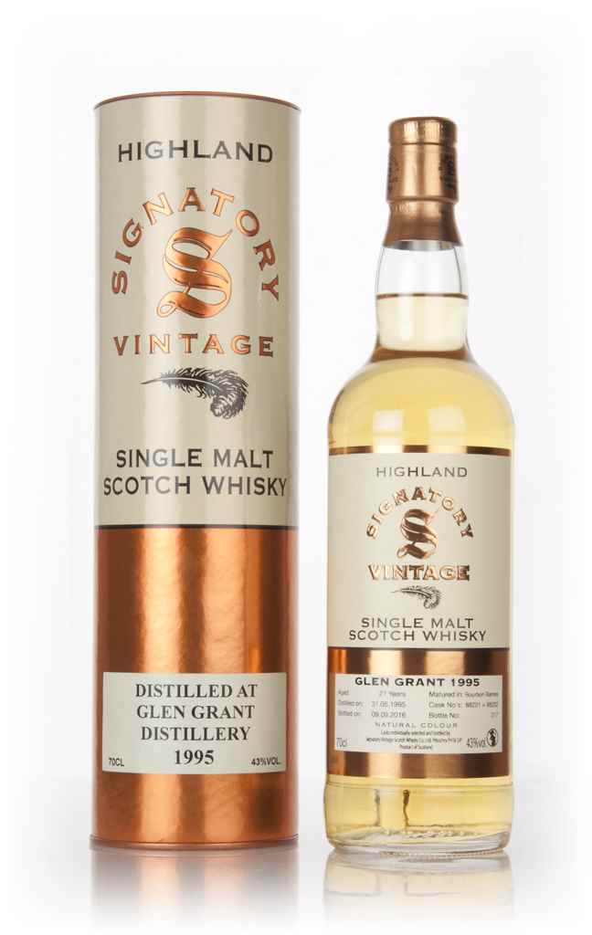 Glen Grant 21 Year Old 1995 (casks 88201 & 88202) - Signatory 70cl product image