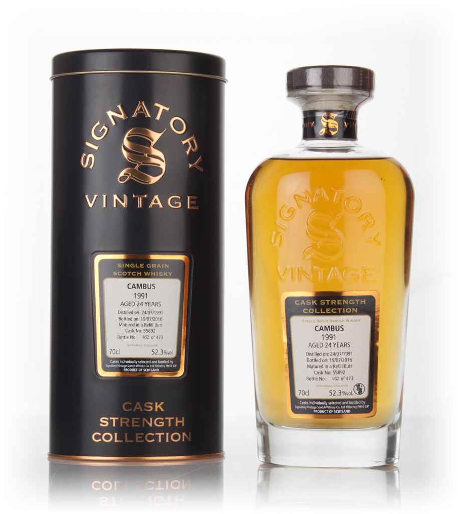 Cambus 24 Year Old 1991 (cask 55892) - Cask Strength Collection (Signatory) 70cl product image