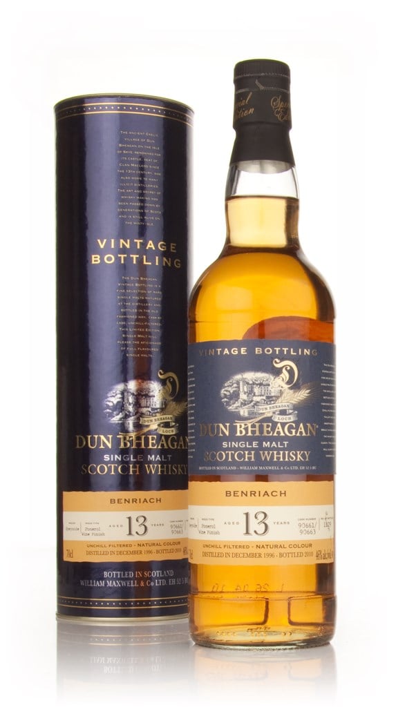 Benriach 13 Year Old 1996 - Dun Bheagan (Ian MacLeod) 70cl product image