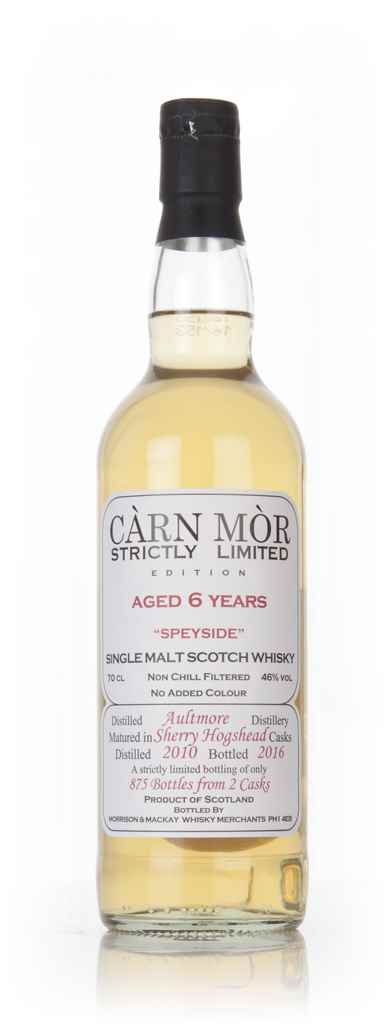 Aultmore 6 Year Old 2010 - Strictly Limited (Càrn Mòr) 70cl product image