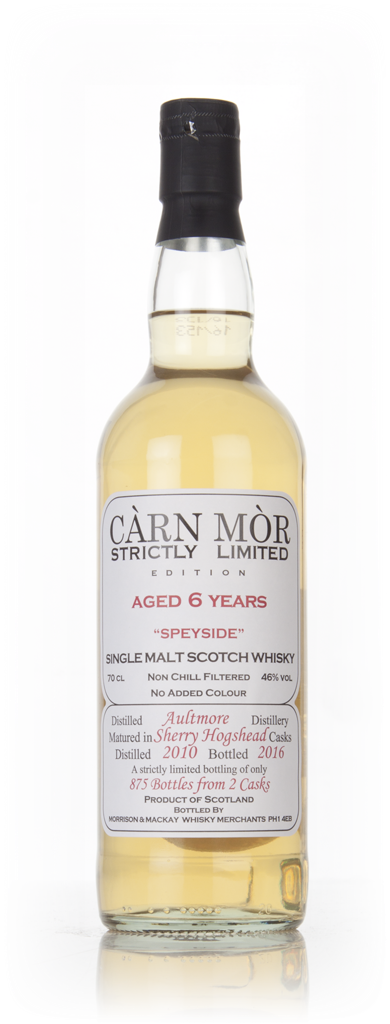 Aultmore 6 Year Old 2010 - Strictly Limited (Càrn Mòr) 70cl product image