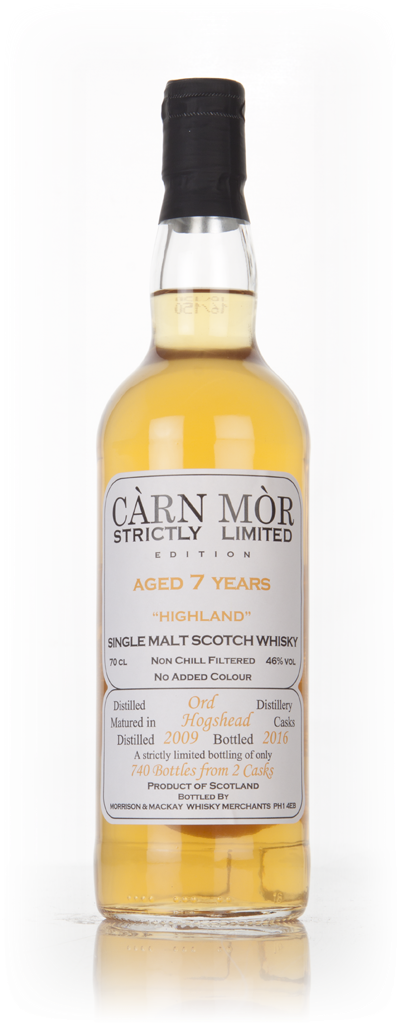 Glen Ord 7 Year Old 2009 - Strictly Limited (Càrn Mòr) 70cl product image