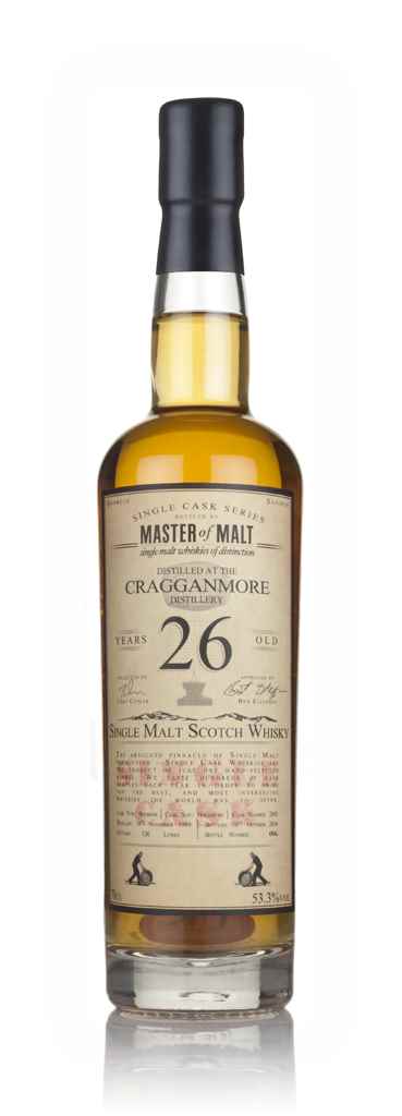 Cragganmore 26 Year Old 1989 - Single Cask (Master of Malt) 70cl product image