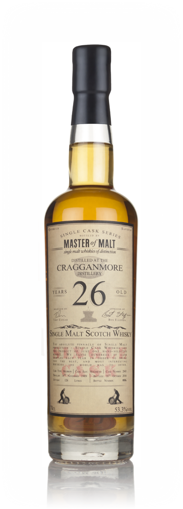 Cragganmore 26 Year Old 1989 - Single Cask (Master of Malt) 70cl product image